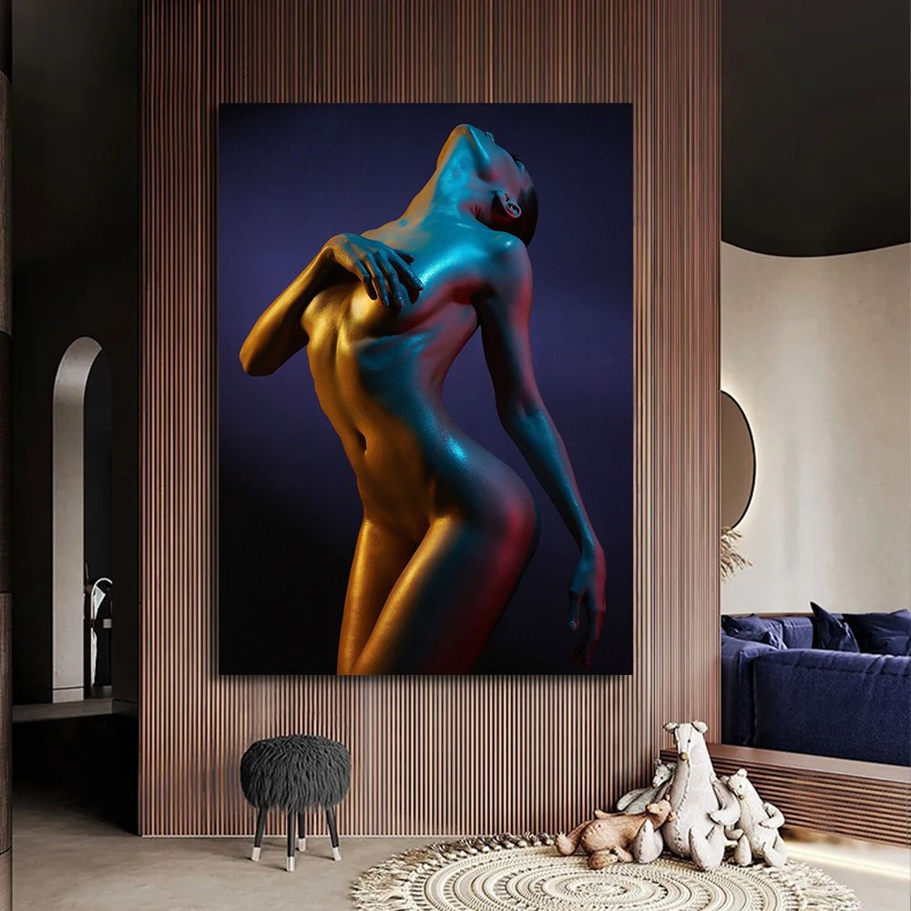 Картина 18+, картина голая девушка, 30х40 см. #1