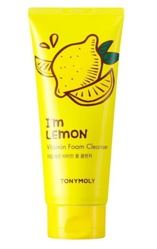 TONYMOLY I'M LEMON FOAM CLEANSER Пенка для умывания с витамином C 180мл #1