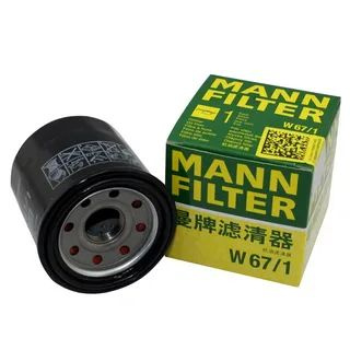 MANN FILTER Фильтр масляный арт. W 67/1, 1 шт. #1