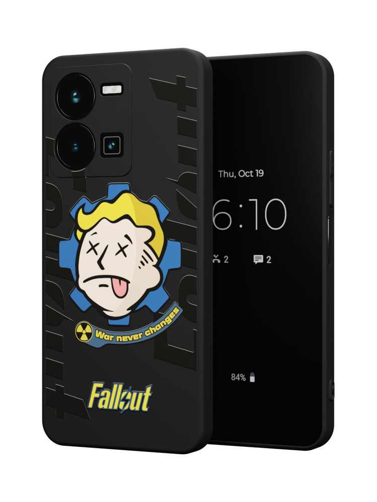 Силиконовый чехол Mcover для Vivo Y35 (4G) (Виво У35 4Джи), Fallout, Bolt boy - sad  #1