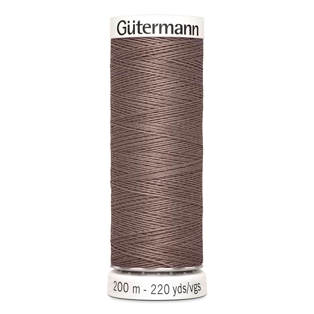 Нить Gutermann, Sew-All 100/200м для всех материалов, 100% п/э, цвет 126 бежево-стальной  #1