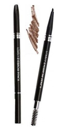 TONYMOLY LOVELY EYEBROW PENCIL 5-6 LATTE BROWN Карандаш для бровей 0.1г #1