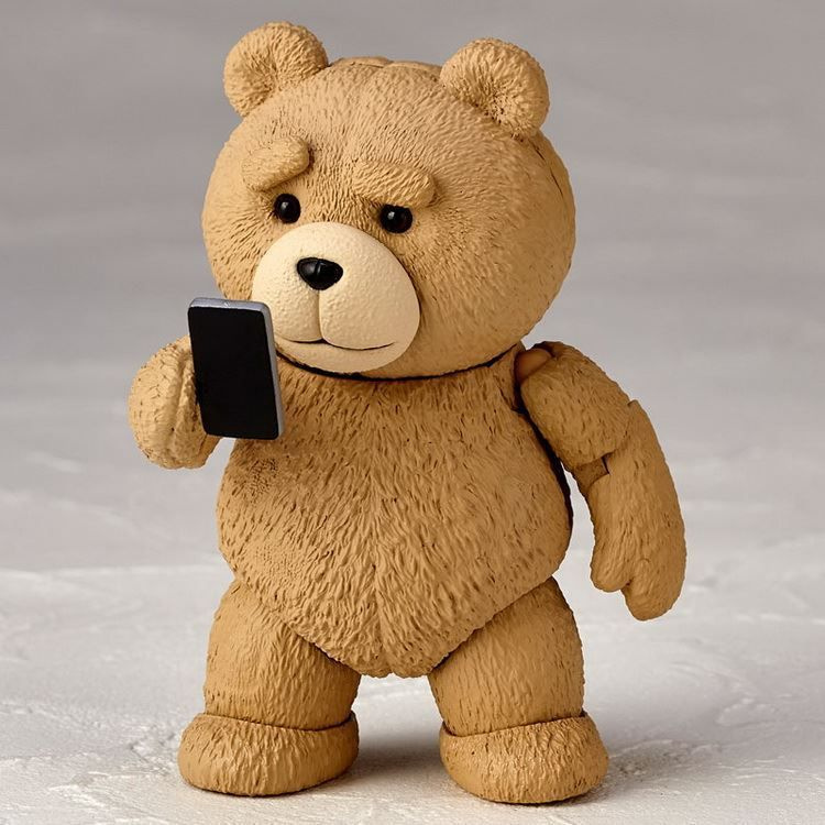 Ted Фигурка,плюшевый мишка, подвижные фигурки,15 см,KAIYODO #1