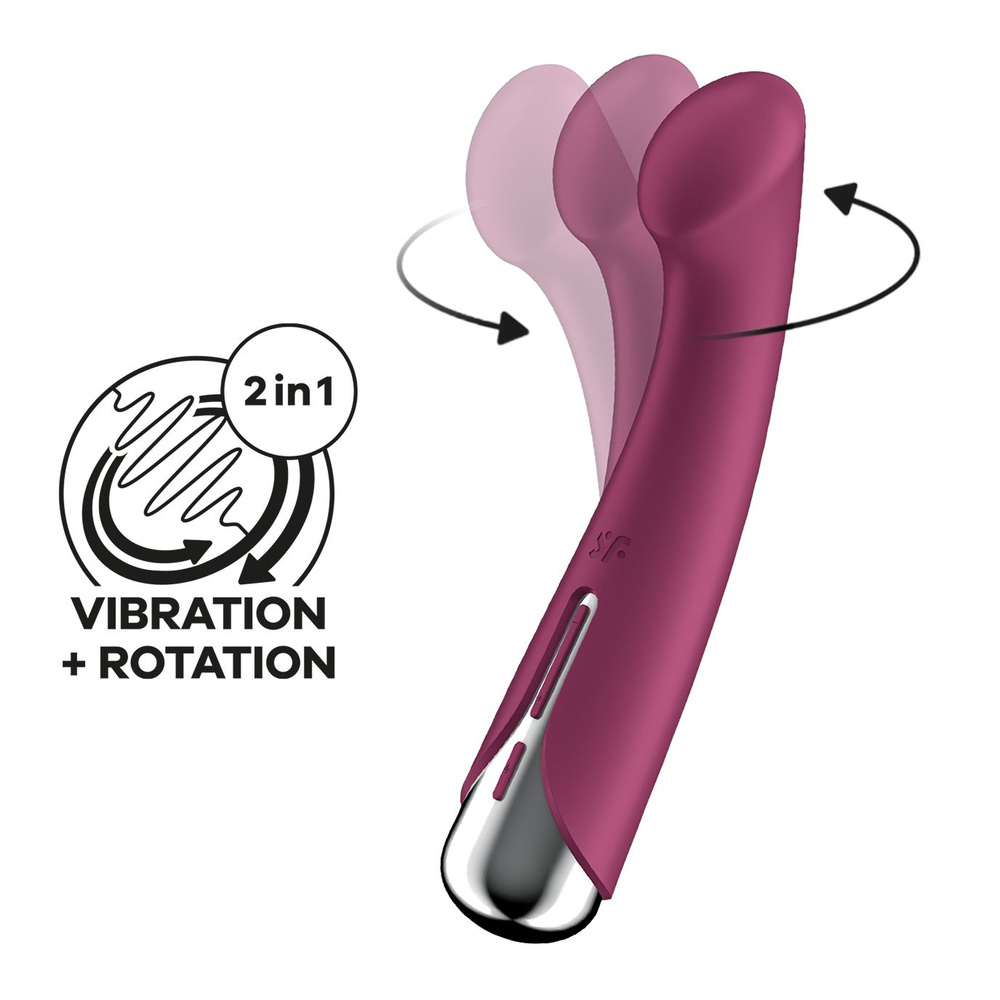 Вибратор для точки G Satisfyer Spinning G-Spot 1, красный #1