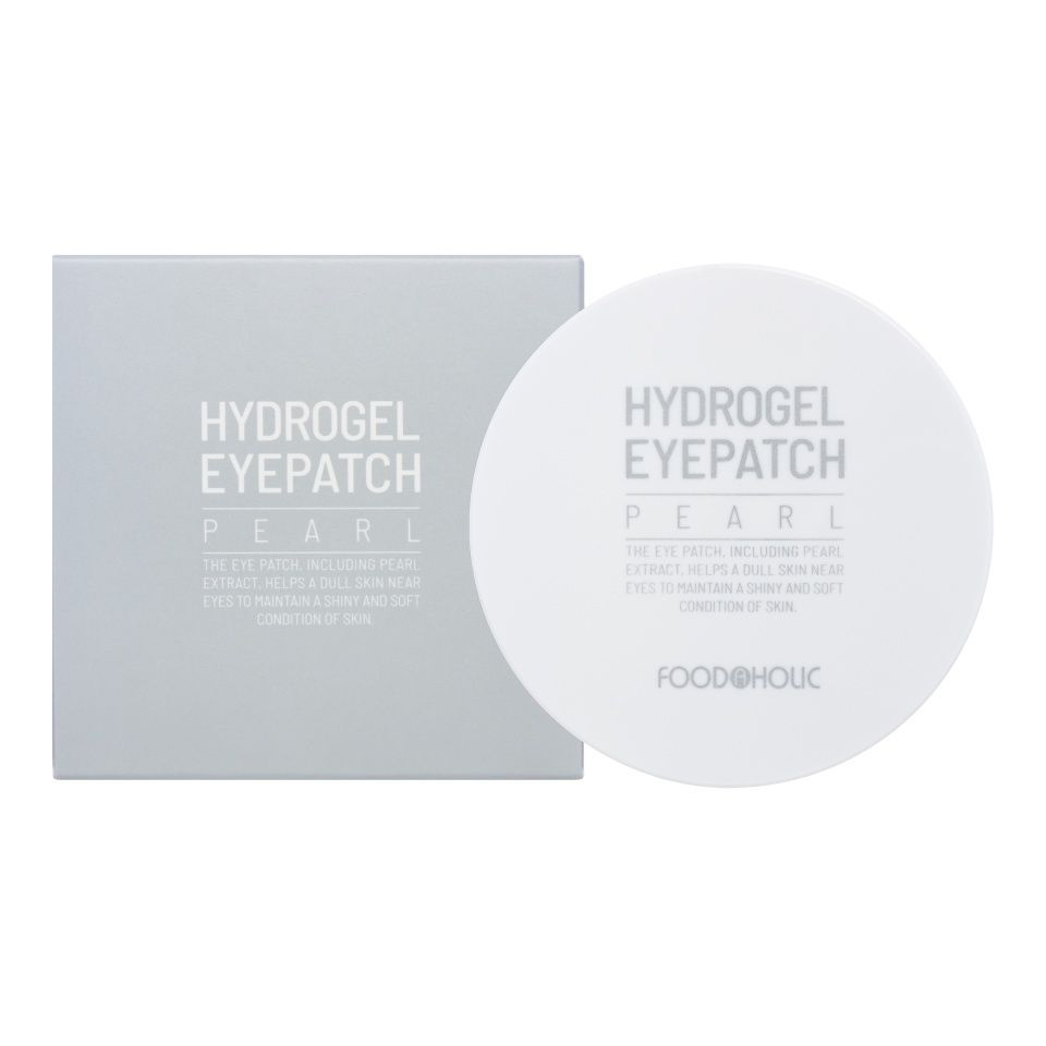 FOODAHOLIC HYDROGEL EYEPATCH PEARL Патчи под глаза с экстрактом жемчуга 90г  #1