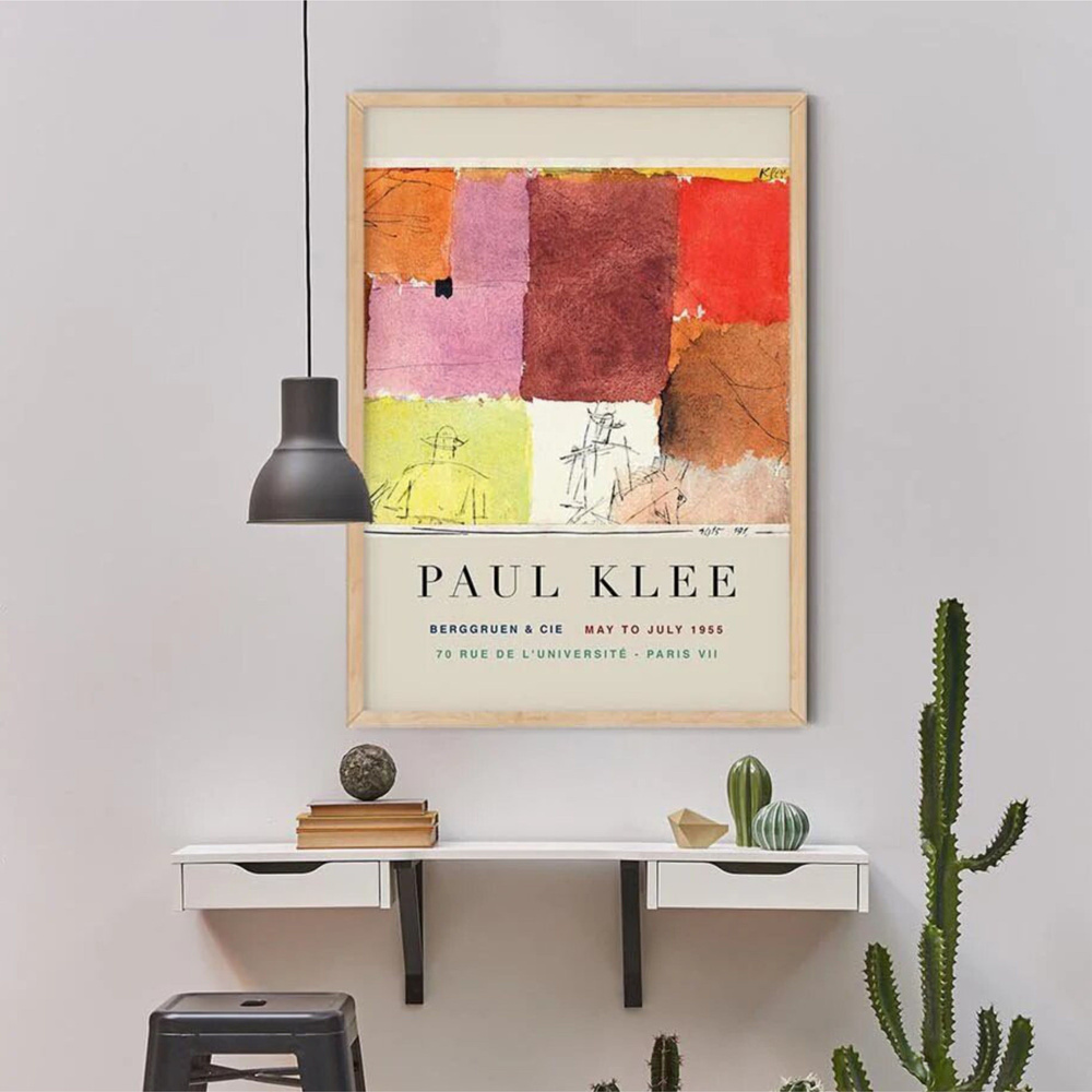 Плакат для интерьера PAUL KLEE "Композиция с фигурами"- 50х70 см  #1