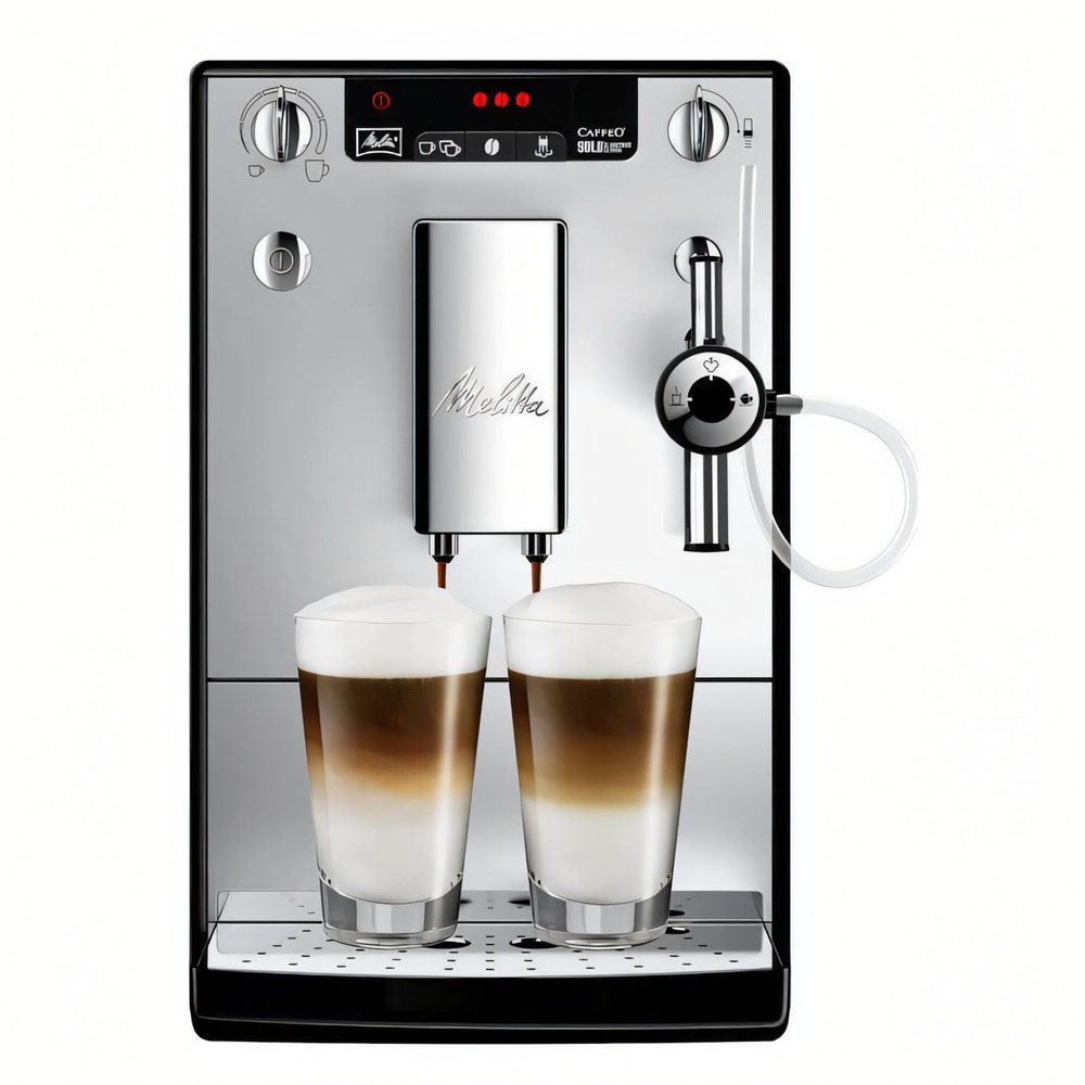 Автоматическая кофемашина Melitta E 957-203 Caffeo Solo & Perfect Milk, серебристая  #1