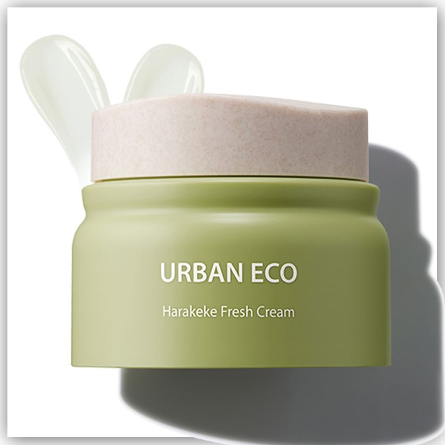 Освежающий крем для лица с экстрактом новозеландского льна The Saem Urban Eco Harakeke Fresh Cream 50 #1