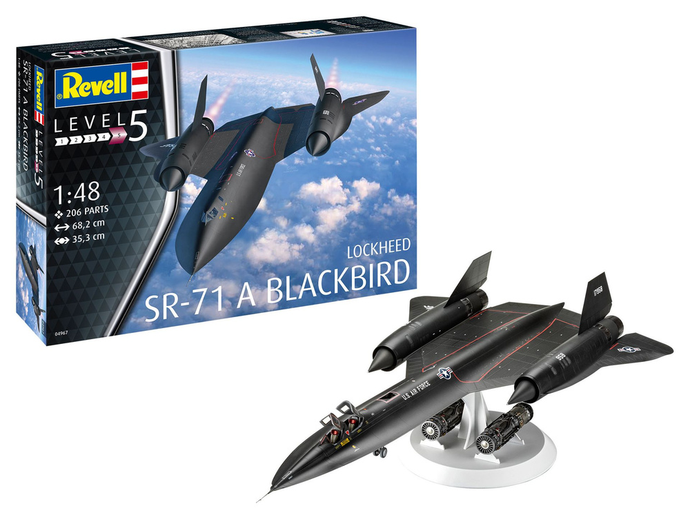 Модель для сборки Revell Самолет Lockheed SR-71 A Blackbird #1