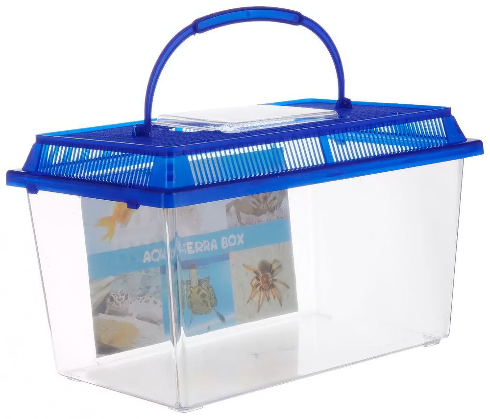 Fauna International аквариум-террариум Aqua-Terra Box, с ручками, пластиковый, 4.6 л  #1