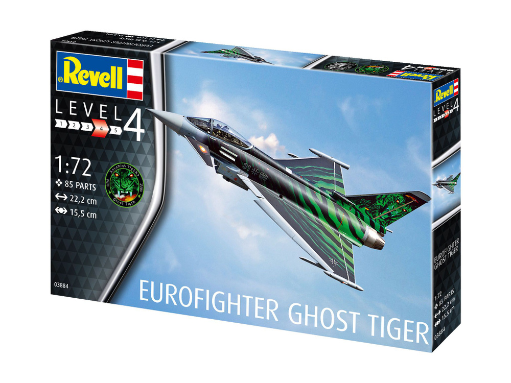 Набор для сборки Revell (Ревел) - Многоцелевой истребитель Eurofighter "Ghost Tiger "  #1