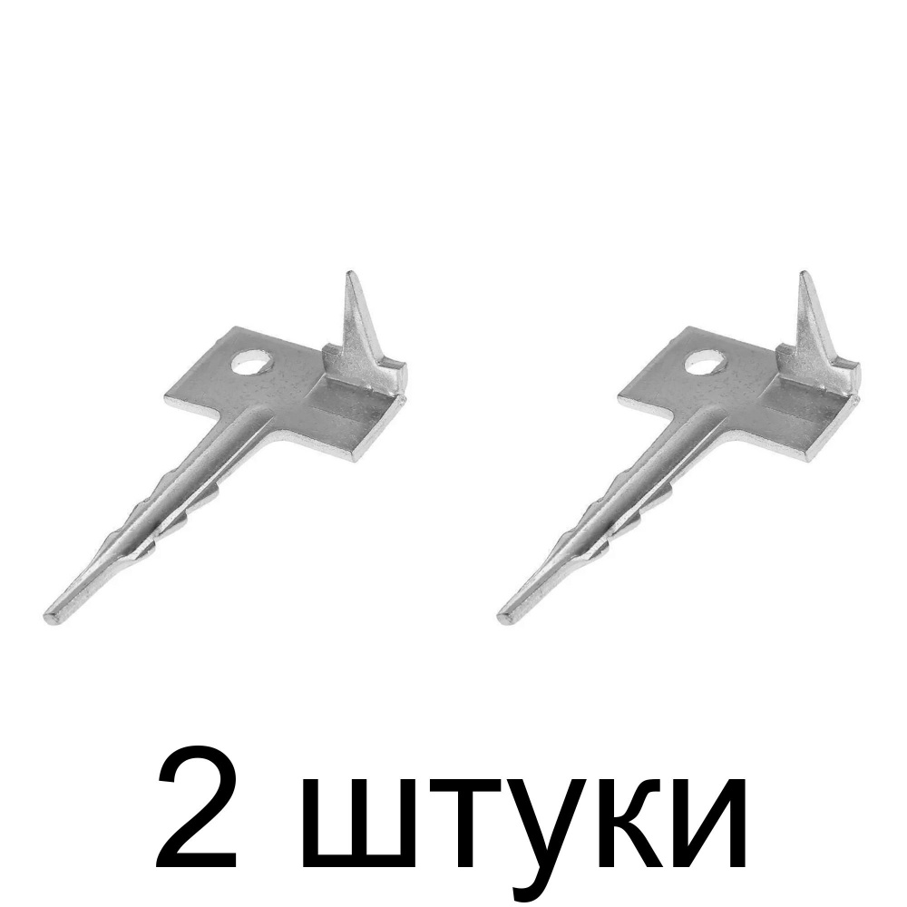 Крепеж Ключ Террасный, для доски толщиной от 18 мм, стопор 6мм, оцинк. (25 шт) - пакет Tech-Krep - 2 #1