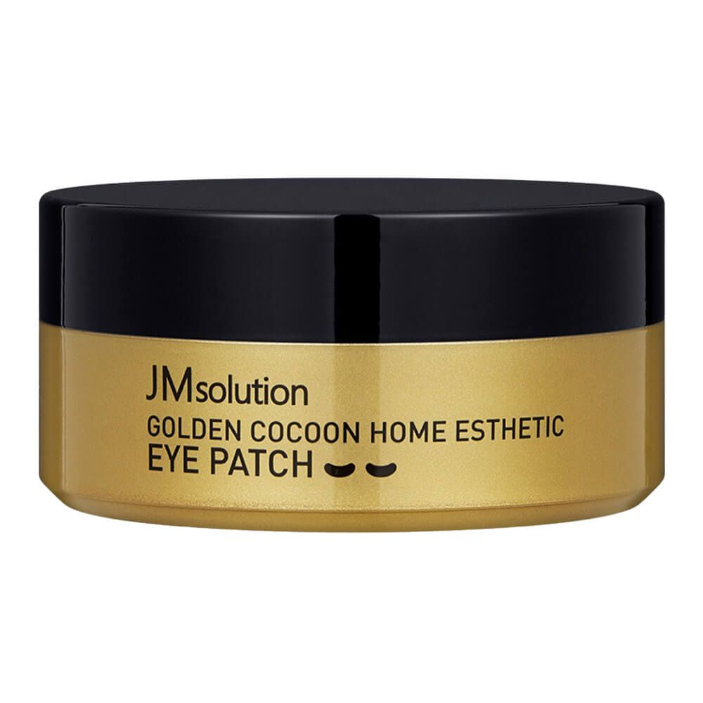 Гидрогелевые патчи с шёлком и золотом JMsolution Golden Cocoon Home Esthetic Eye Patch 60шт  #1