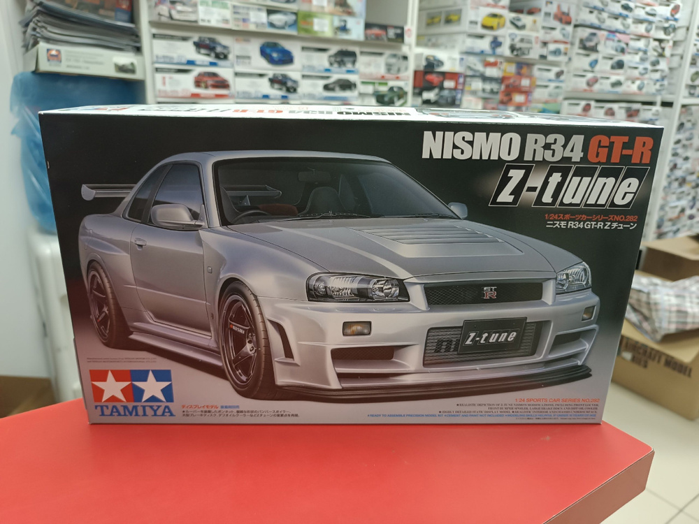 24282 Nissan Skyline GT-R R34 NISMO Z-tune Tamiya 1:24 Сборная модель #1