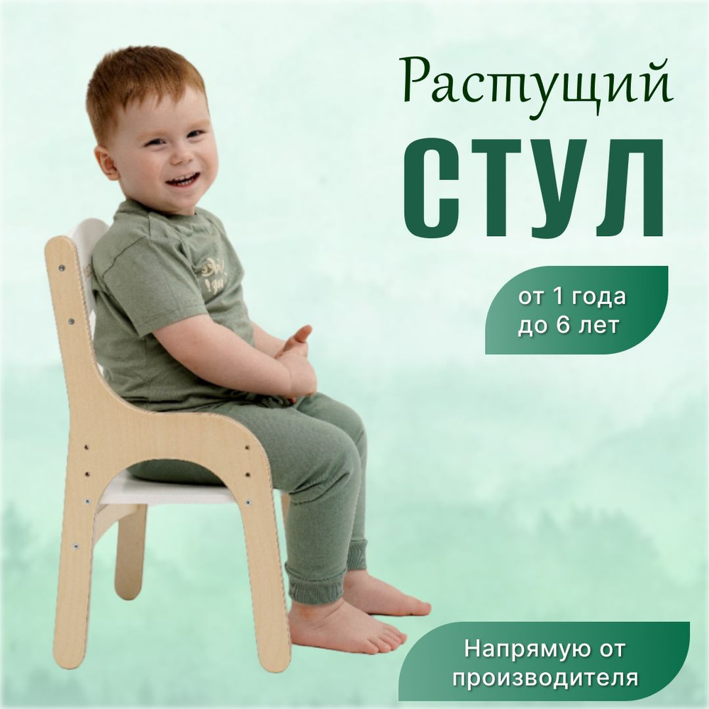 Регулируемый детский стул Савир 3 ш29/г33/в34-38 (54-62) черный