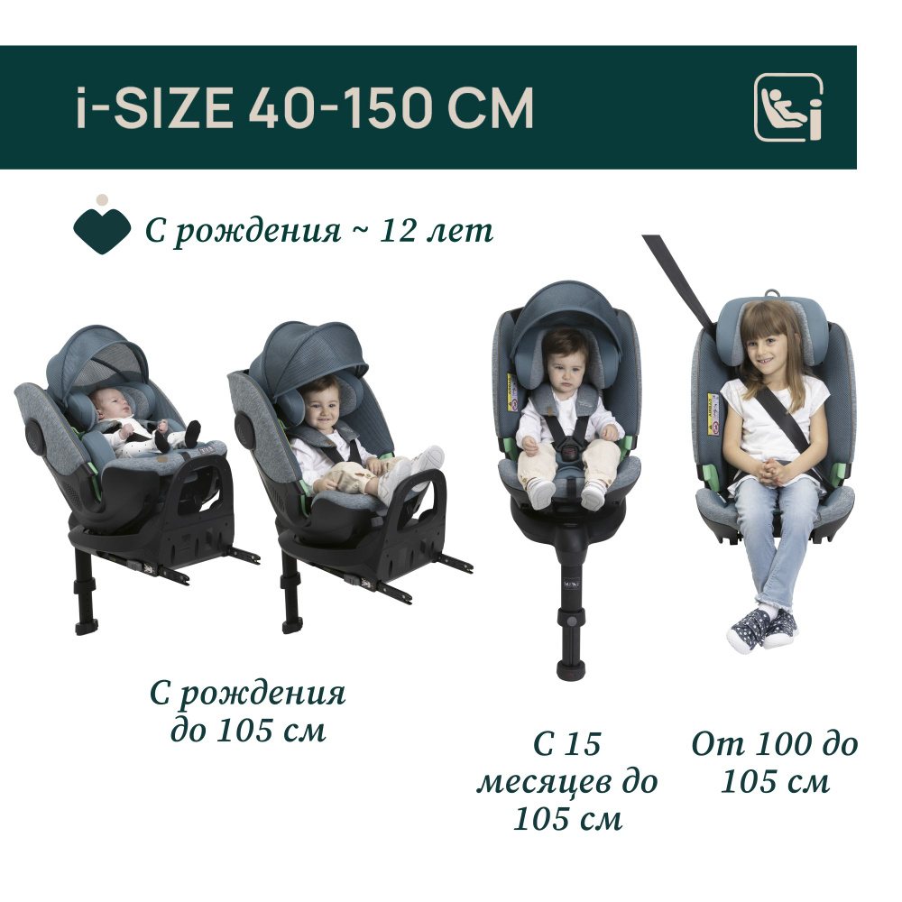 Автокресло Chicco Bi-Seat Air Blue для новорожденных #1