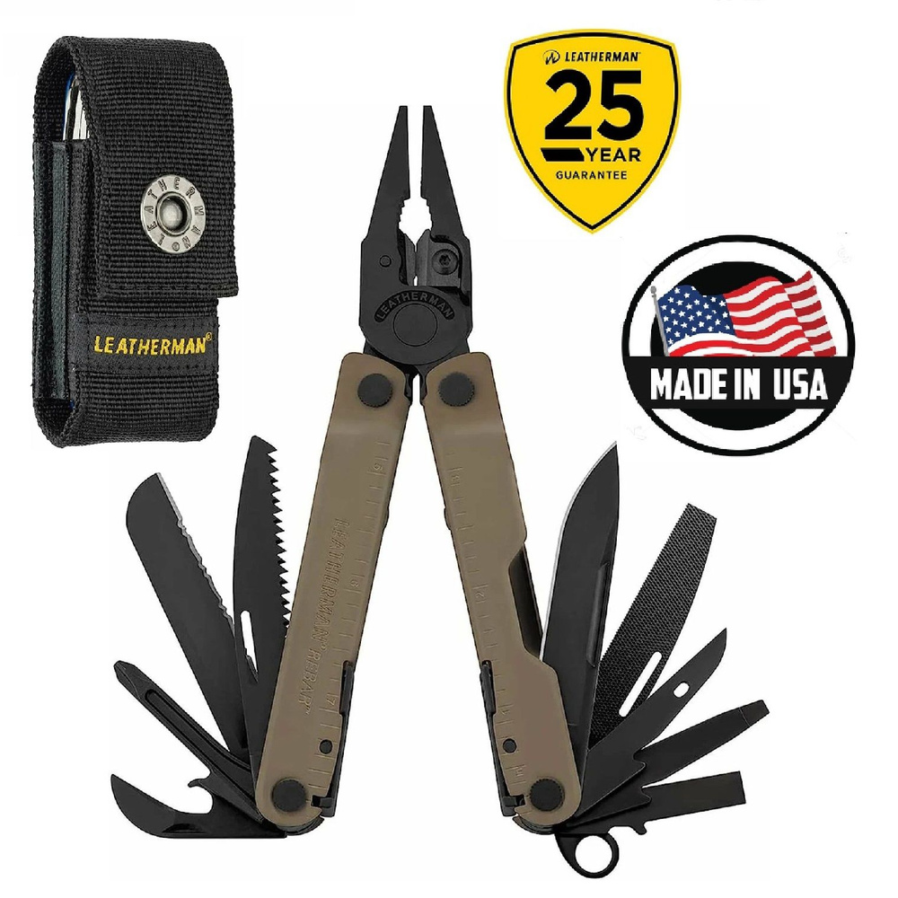 Мультитул LEATHERMAN REBAR COYOTE TAN #1