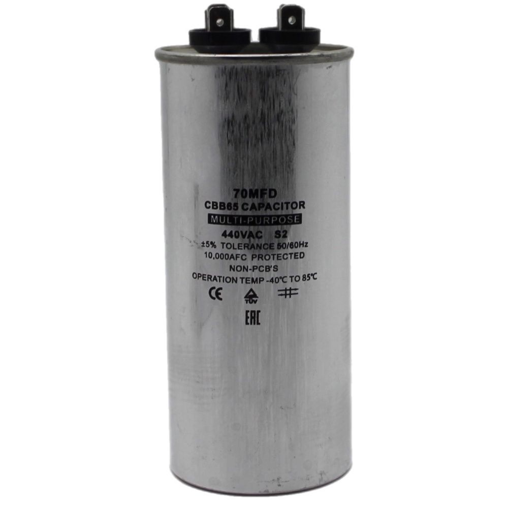 Конденсатор для кондиционера CBB65 - 70 MFD 440V - купить с доставкой ...