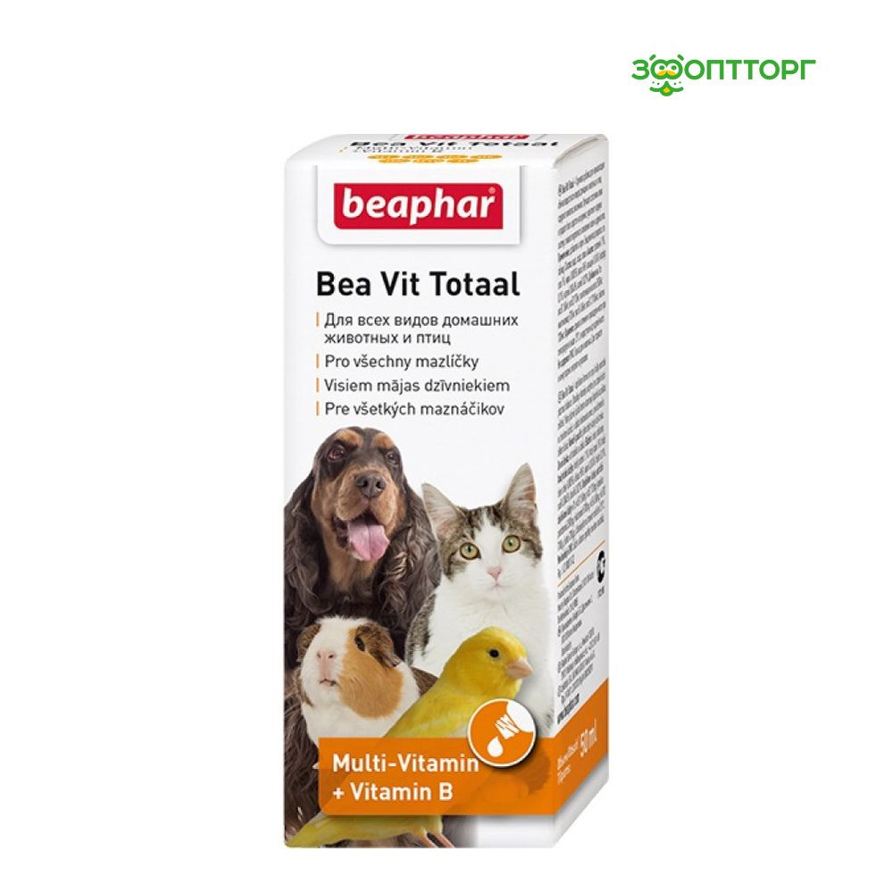 Beaphar Bea Vit Totaal кормовая добавка для всех домашних животных и птиц 50 мл.  #1