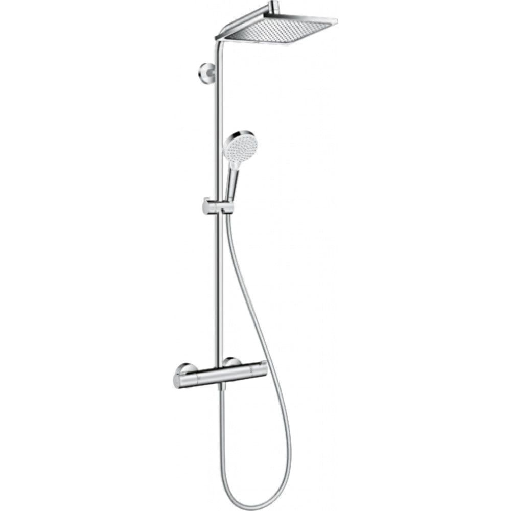 Душевая стойка hansgrohe Crometta Е 240 1jet Showerpipe 27271000, хром хром #1