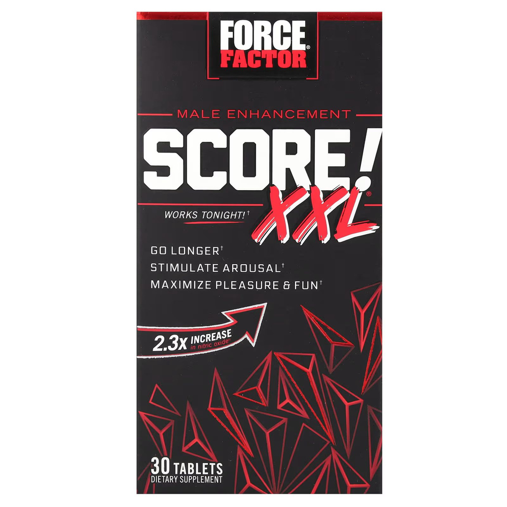 Средство для повышения тестостерона Force Factor, Score! XXL, 30 таблеток  #1