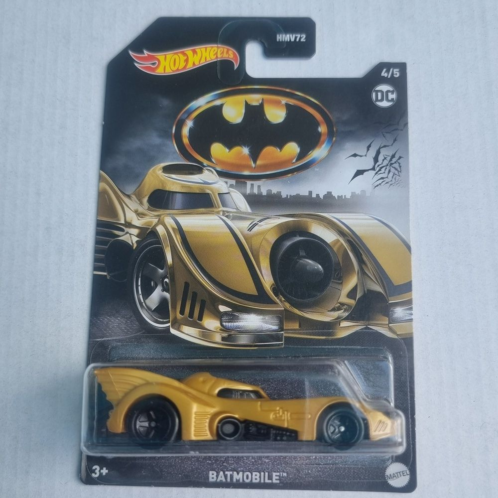 Машинка игрушечная/коллекционная Batmobile 1989 в масштабе 1:64  #1