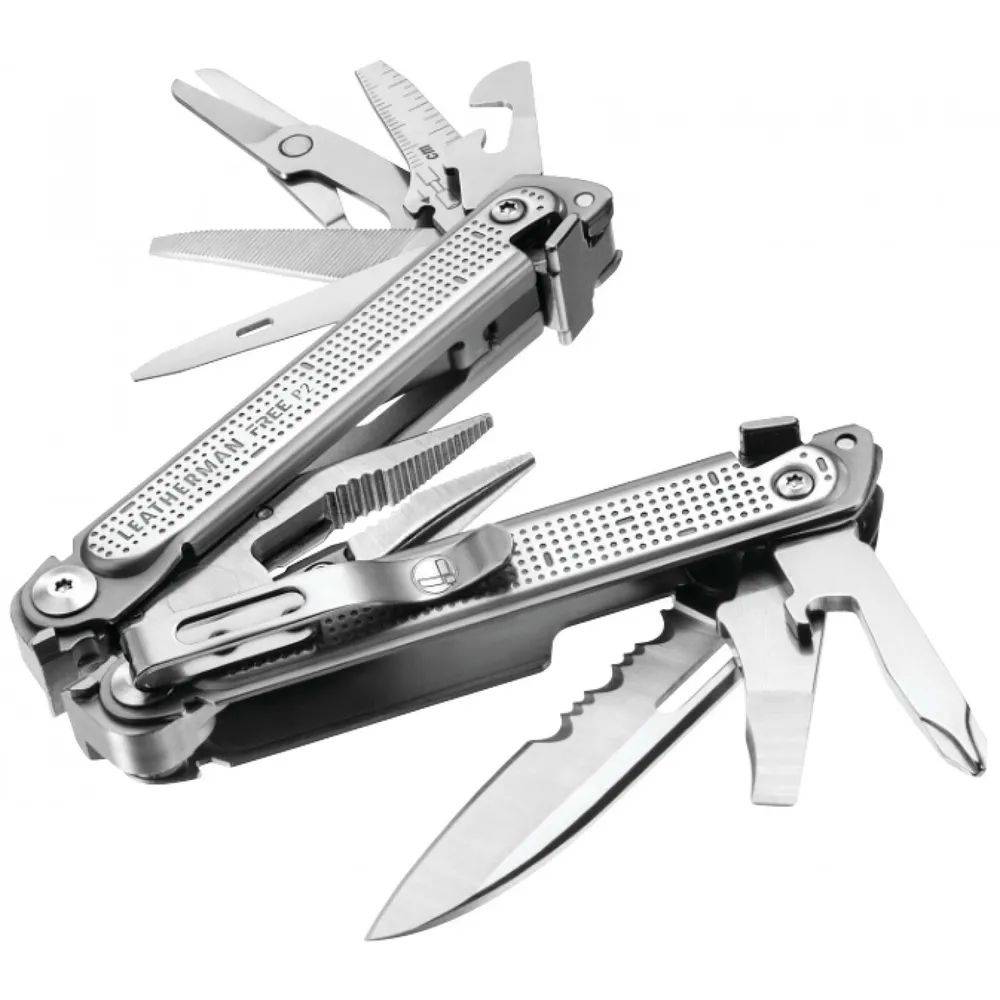 Мультитул пассатижи LEATHERMAN (832639) FREE P2, (серебристый) #1