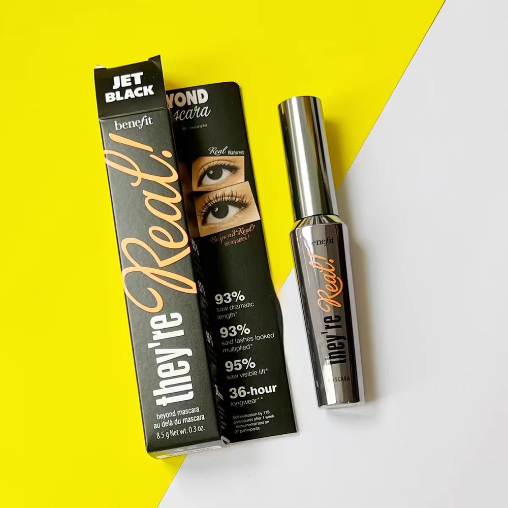 BENEFIT They're Real! Тушь для ресниц удлиняющая и придающая густоту Черная, 8.5г  #1