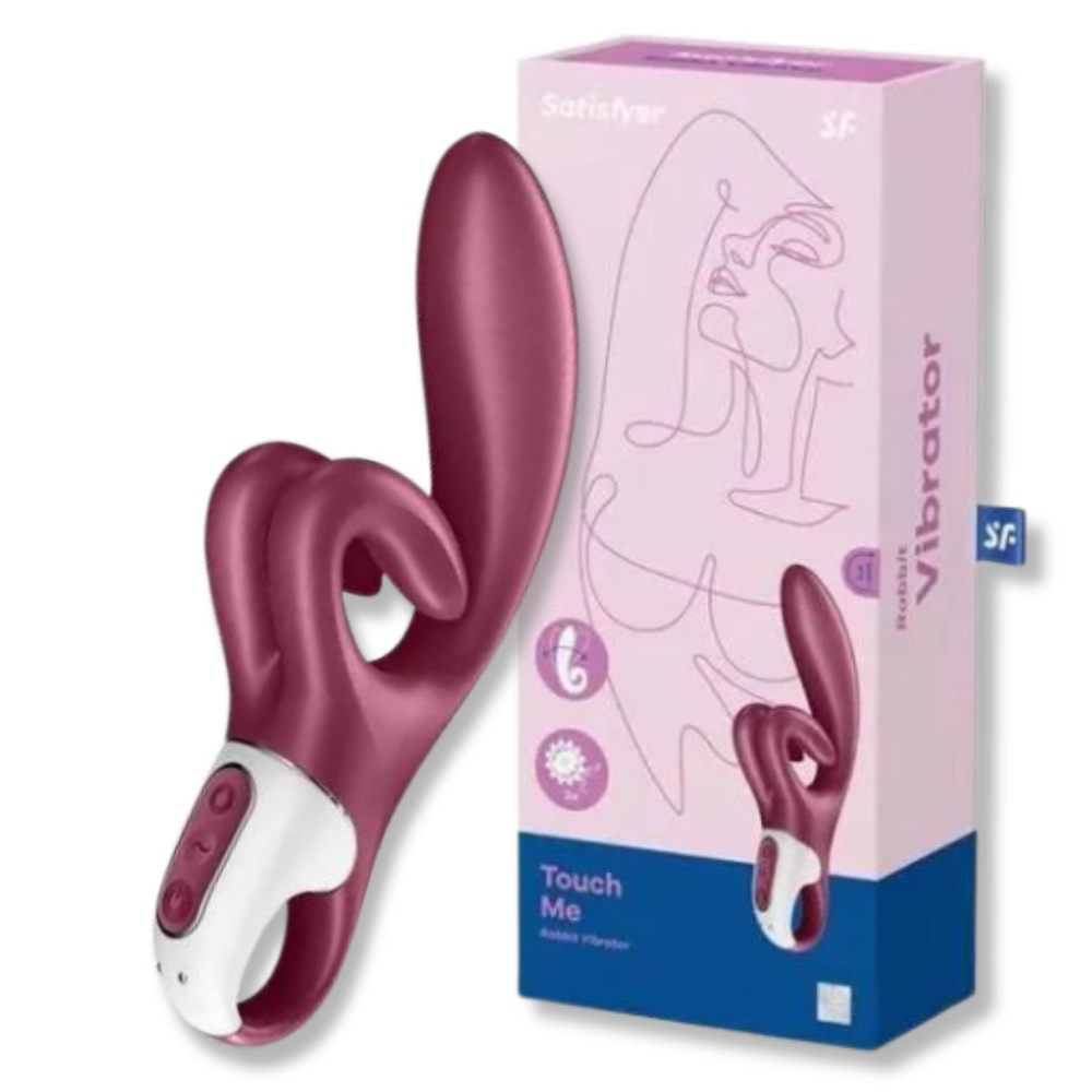 Женский вибратор кролик Satisfyer Touch me red стимулятор клитора вибростимулятор сатисфаер  #1