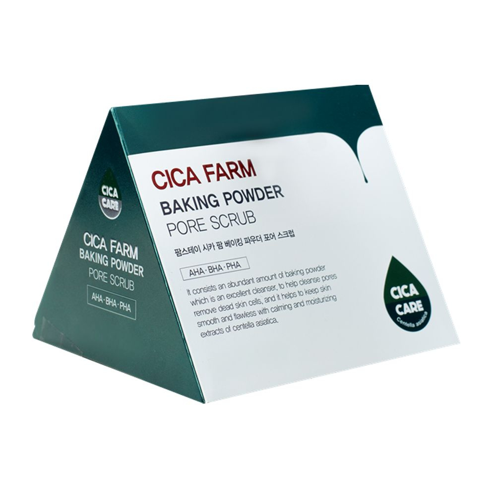 Скраб в пирамидках с содой и центеллой азиатской Cica Farm Baking Powder Pore Scrub (5 шт)  #1