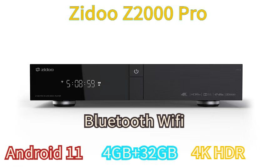 Blu-ray-плеер Zidoo Z2000Pro с разрешением 4K HDR-. #1