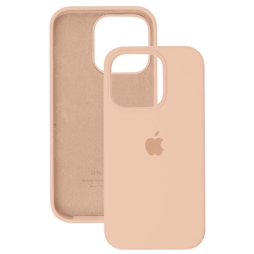 Силиконовый чехол iPhone 15 pro / Silicone case IPhone 15 pro / Айфон 15 про персик  #1