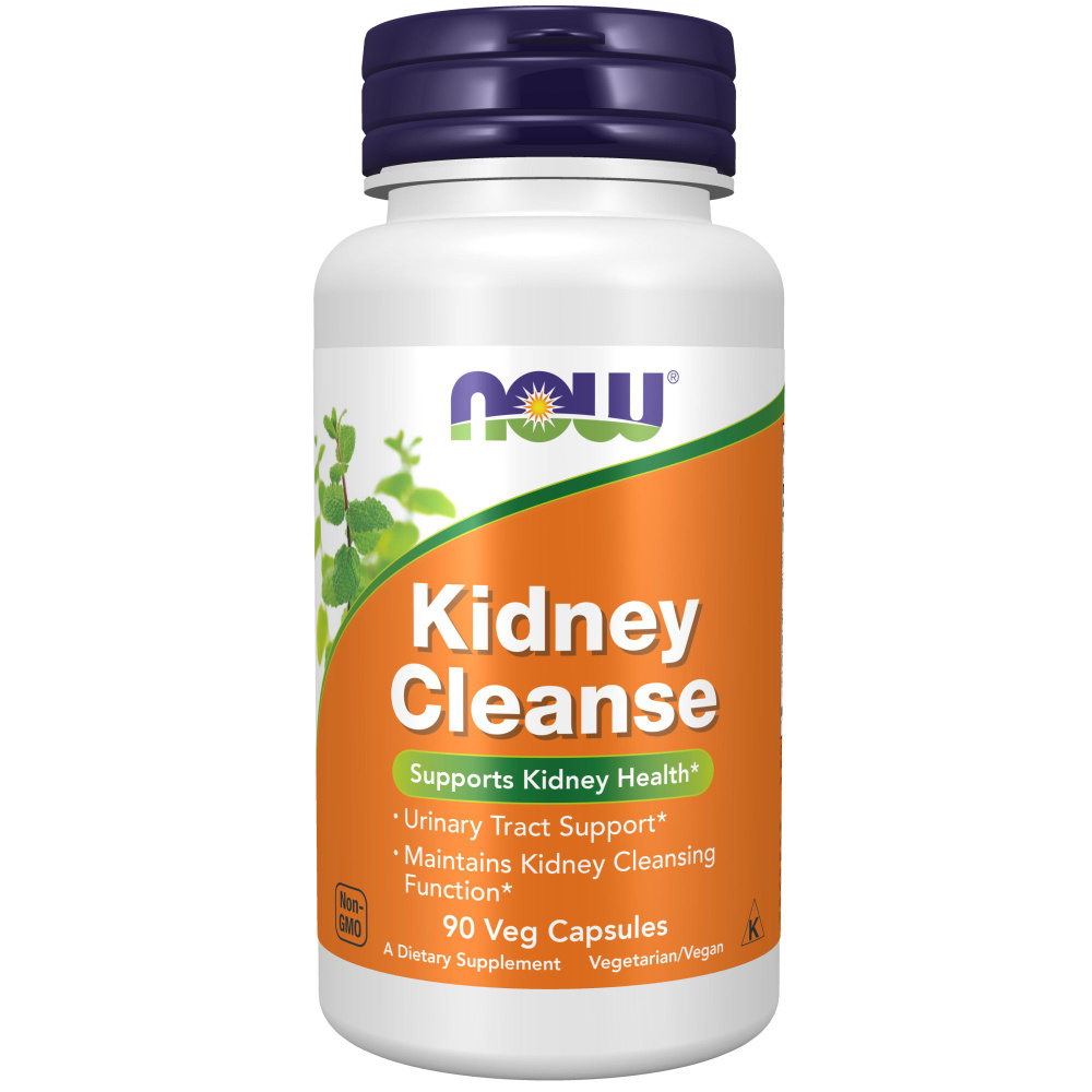 NOW Kidney Cleanse, Поддержка почек, 90 капсул #1