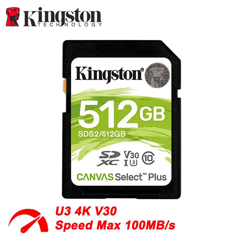 Kingston Карта памяти Canvas Select Plus 512 ГБ (Canvas Select Plus SDS2/512GB) #1