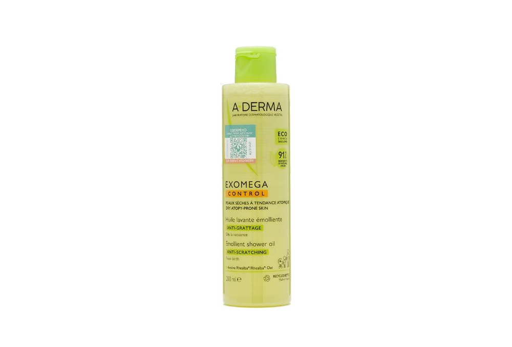 Смягчающее масло для душа A-Derma, EXOMEGA CONTROL 200 мл #1