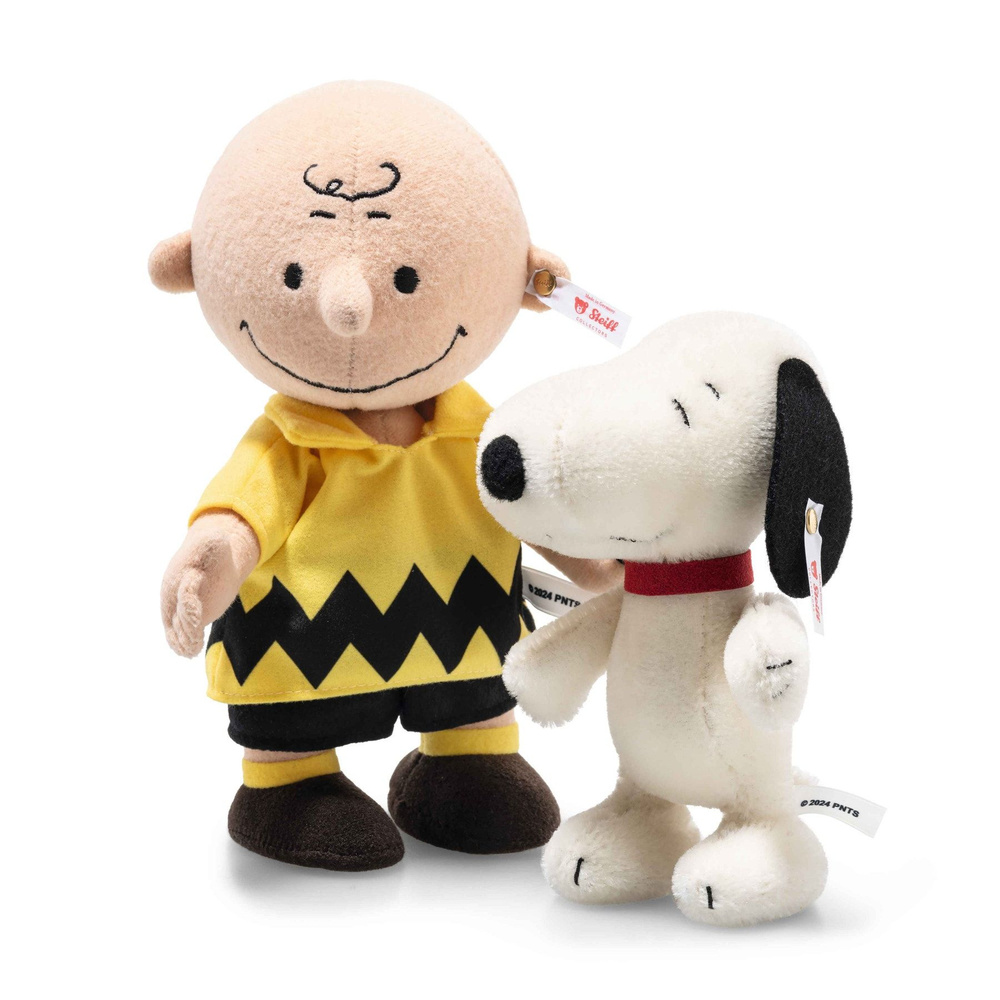 Мягкая игрушка Steiff Charlie Brown with Snoopy 75th Anniversary (Штайф 75-я годовщина Чарли Браун и #1