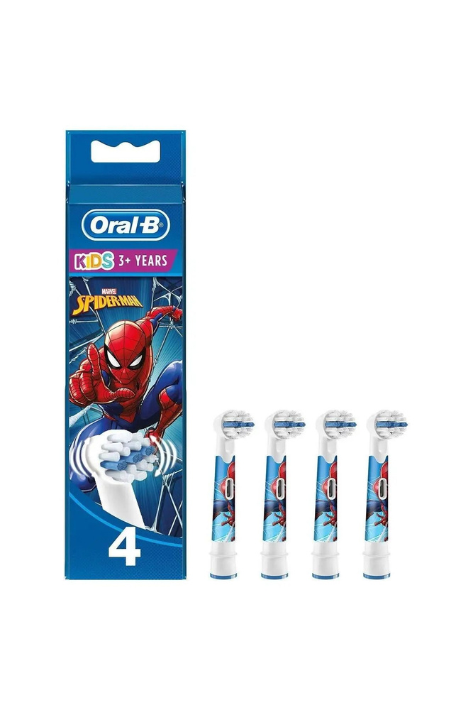 Насадки Oral-B Vitality Pro Kids для электрической зубной щетки детские Spiderman, 4 шт  #1