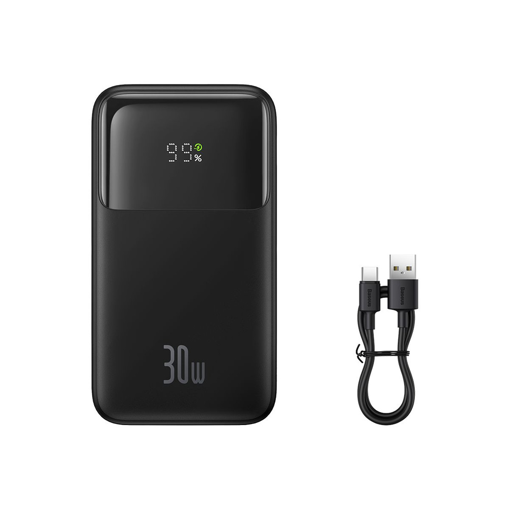 Внешний аккумулятор Baseus Ming Power Bank Dual C-Wire Version 10000mAh 30W. Черный  #1