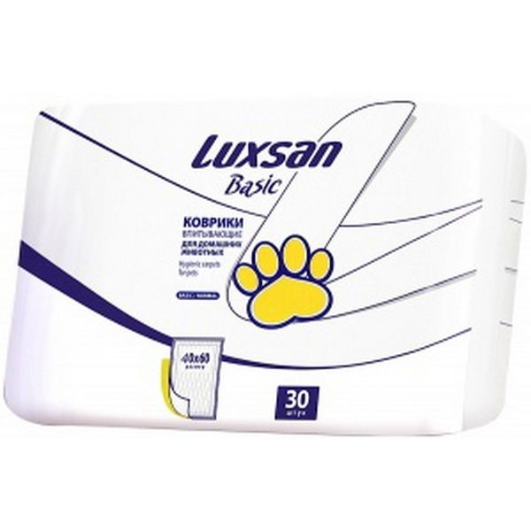 Пеленки для питомцев Luxsan Pets "Basic", 40х60 cм, 30 шт #1