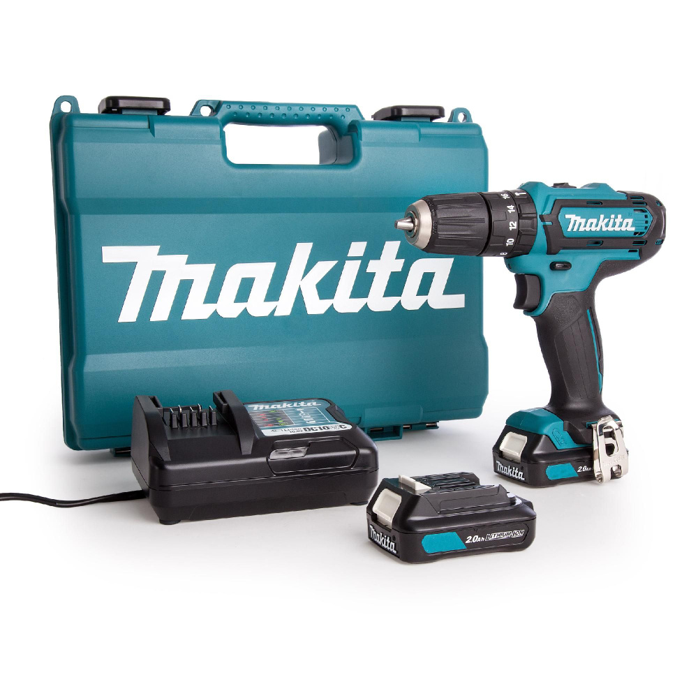 Дрель-шуруповерт аккумуляторная ударная Makita HP332DWAE #1