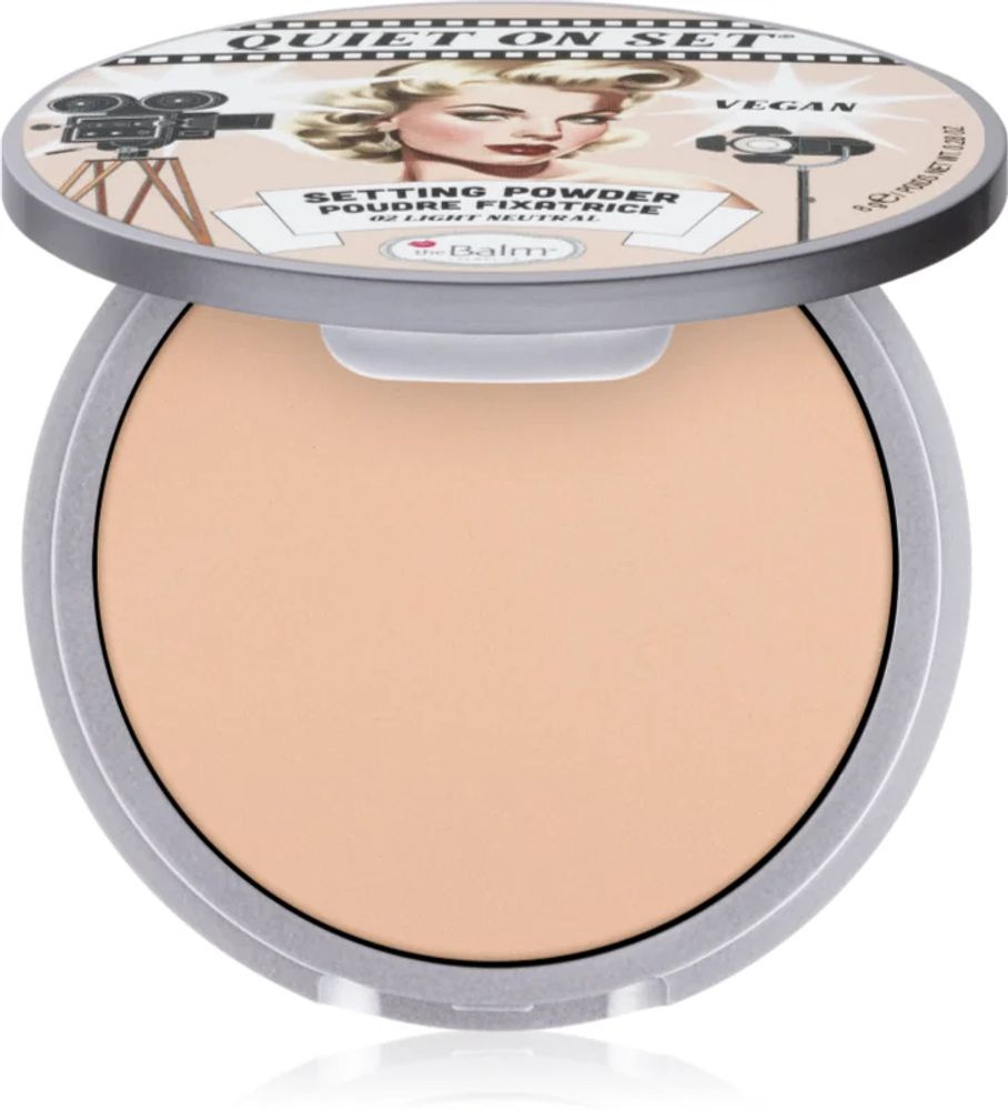 Матирующая пудра TheBalm Quiet on Set Оттенок: 02 Light Neutral #1