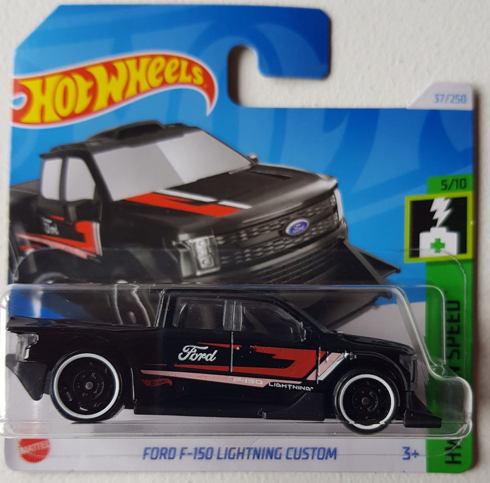 Машинка Хотвилс игрушка коллекционная Hot Wheels Ford F-150 LIGHTNING CUSTOM  #1