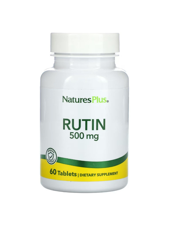 NaturesPlus Rutin, Рутин, 500мг, 60 таблеток #1