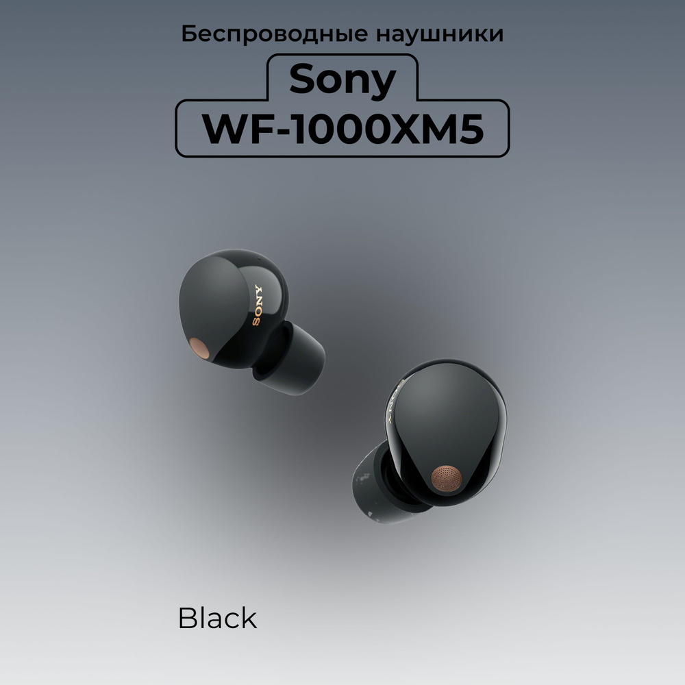 Беспроводные наушники Sony WF-1000XM5, Black #1