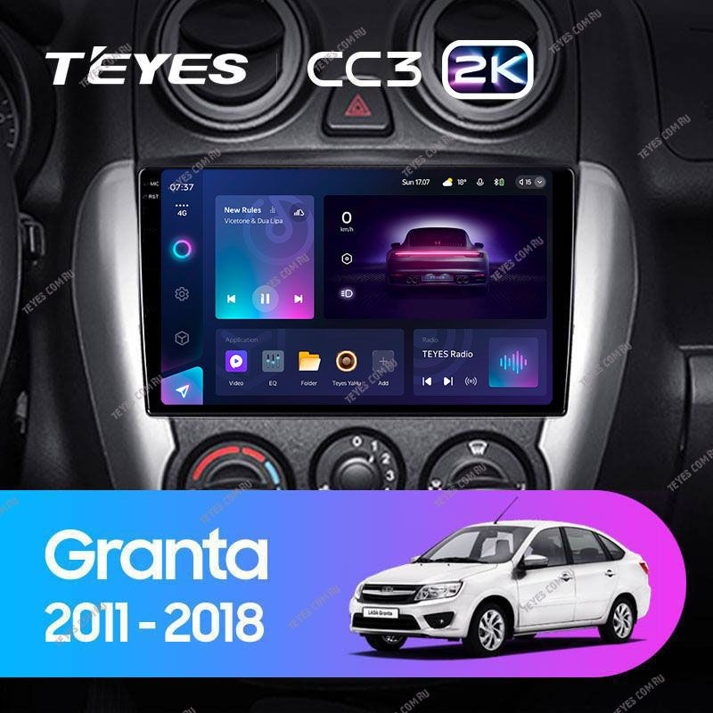 Штатная магнитола Teyes CC3 2K 6/128 Lada Granta Sport (2011-2018) Тип-B #1