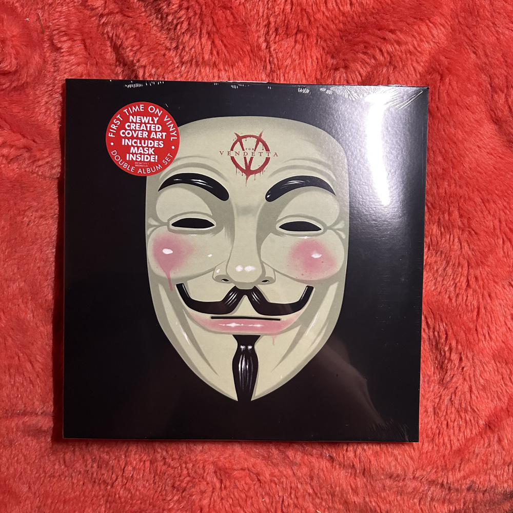 Винил V For Vendetta / V значит Вендетта 2 LP + маска (Limited USA Edition) Гай Фокс, саундтрек, виниловая #1