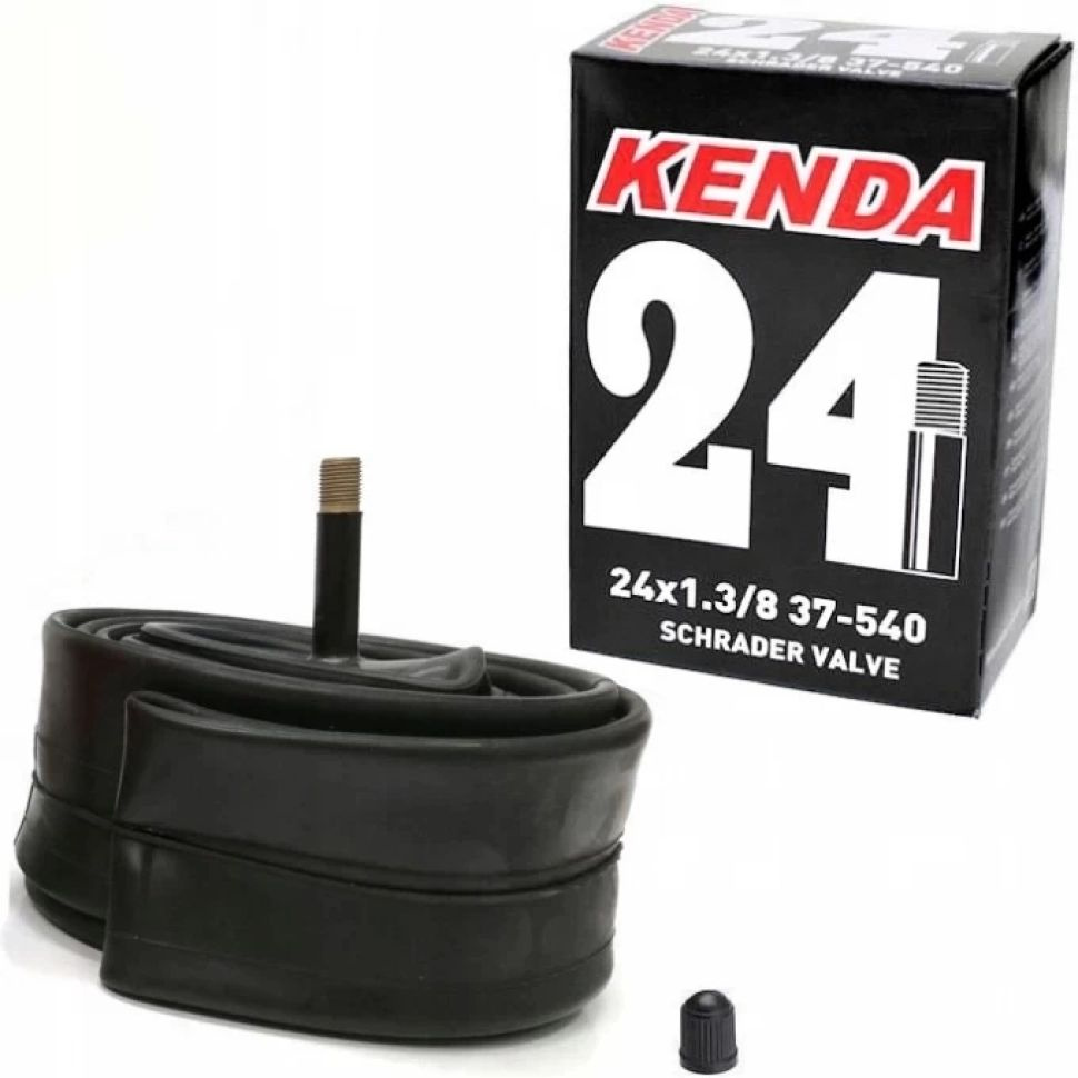 Велокамера Kenda 24x1-3/8, 37-540, a/v, для инвалидных колясок и велосипедов СССР  #1