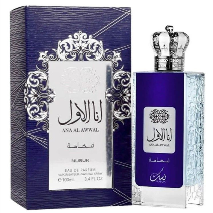 Вода парфюмерная Парфюмерная вода Ana Al Awwal Blue Eau de Parfum Nusuk 100 мл унисекс 100 мл  #1