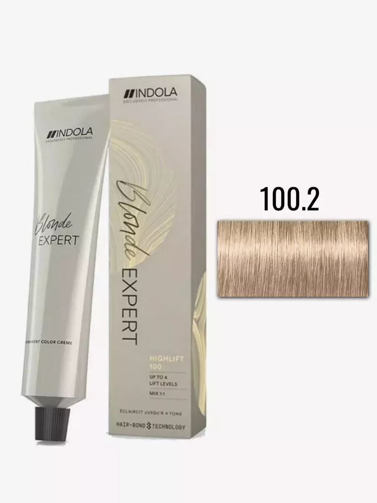 INDOLA BLONDE EXPERT Highlifts 100.2 ультраблонд перламутровый Стойкая краска для волос 60 мл  #1