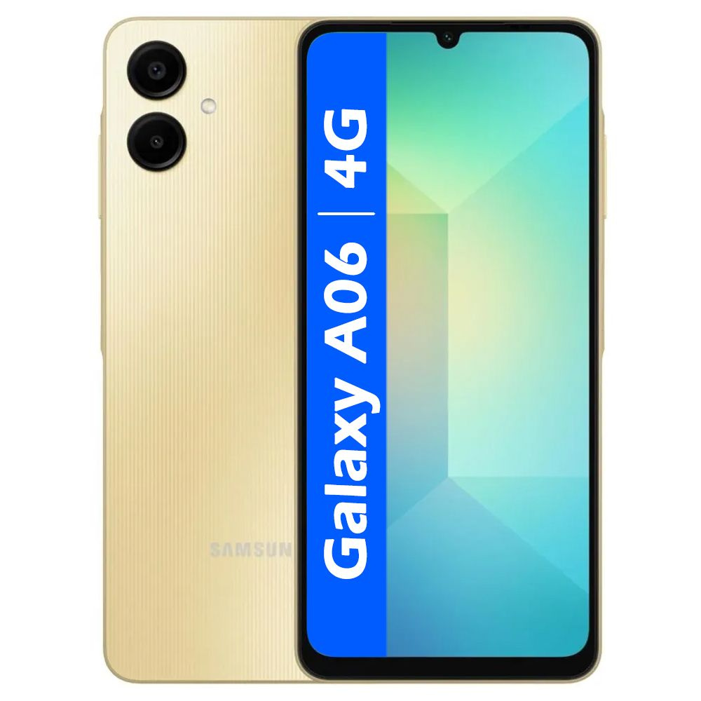 Samsung Смартфон РОСТЕСТ(ЕВРОТЕСТ) Galaxy A06 4G 6/128 ГБ, золотой #1